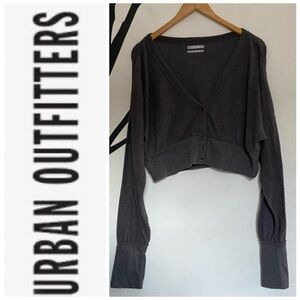 Urban Outfitters cropped balloon sleeve cardigan